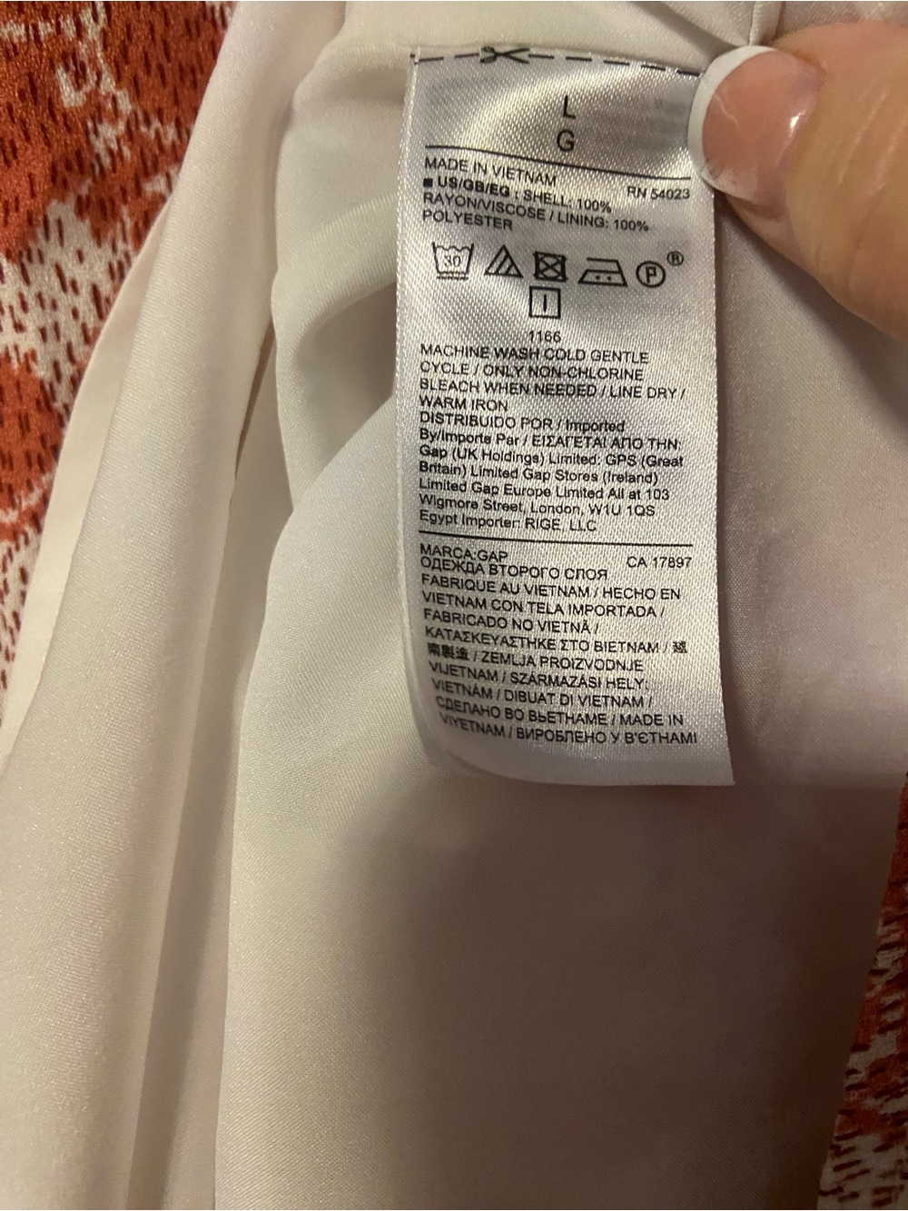 GAP Floral A-Line Swing Dress - Women’s size L - EUC - Picture 11 of 13